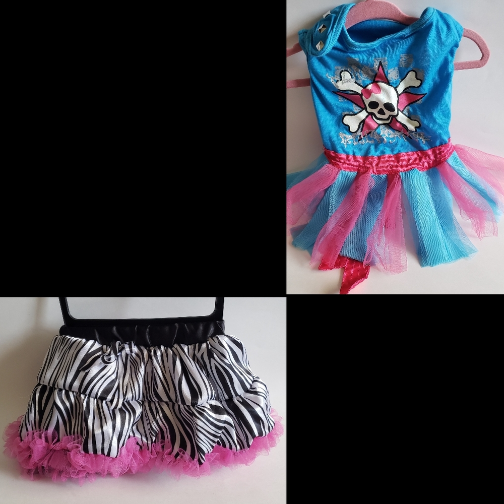 Lot of 2 Bret Michaels Pets Rock dog outfits